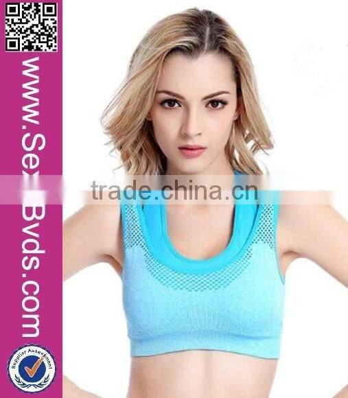2016 Fashion Style women stretch top rank yoga fitness push up fit sports bra