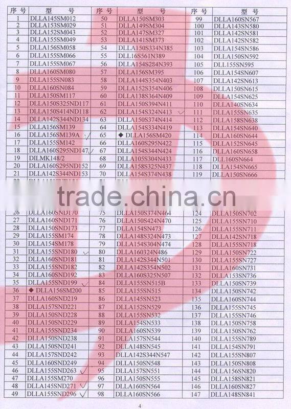 DIESEL INJECTOR NOZZLE DLL150S1001CF FIAT