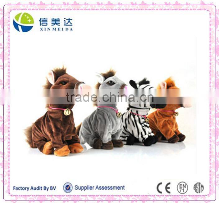 Popular Voice Control Electronic Plush Horse Stuffed Toy