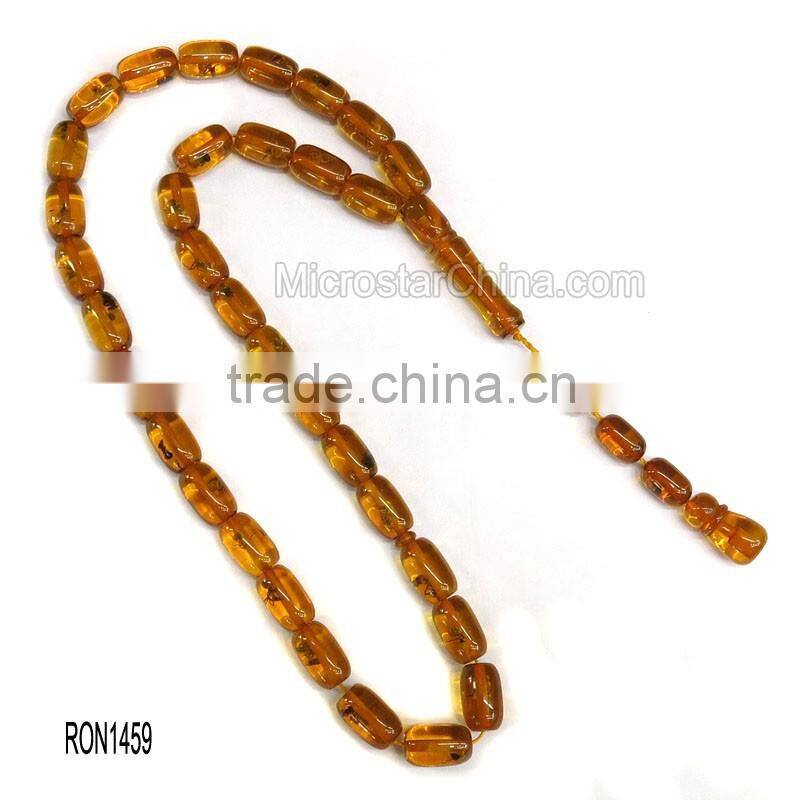 Latest design beads wedding dresses loose 33 turkish amber beads