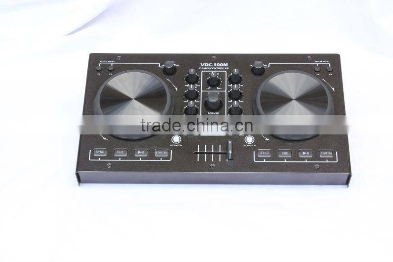 Manufacturer Supply VDC-100M portable virtual DJ software DJ Midi Controller