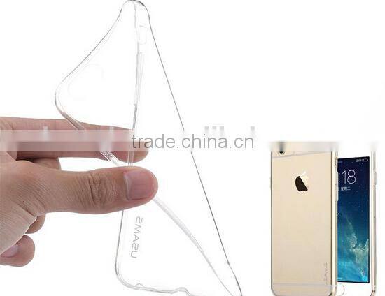 for iphone 6 soft ultrathin TPU clear transparent case cover