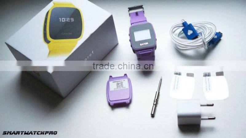 Remote Monitor SOS spy watch GPS satellite and LBS location waterproof gps watch