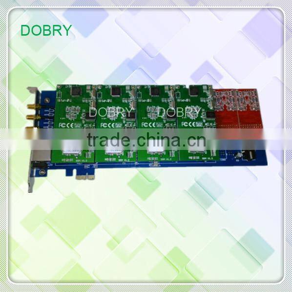 Call termination 8 channel 8 sim GSM voip gateway GSM PCI asterisk card