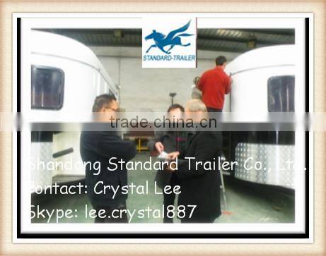 11m Gooseneck for 3 horse in double hot dip galvanized chassis