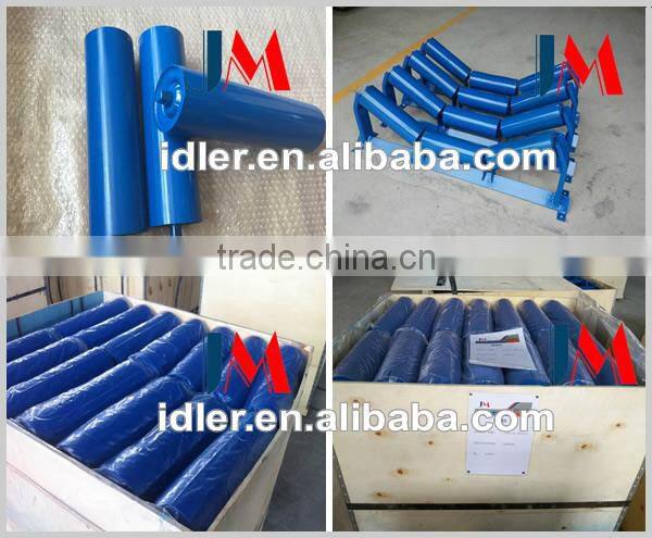 Steel Troughing Idler Rollers, Belt Conveyor Rollers, Conveyor Steel Roller