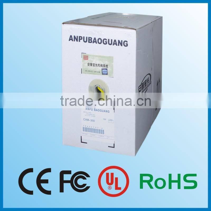 APBG 1000ft 305m solid bare copper cat5e utp cable