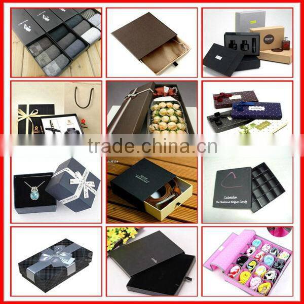 Crazy Selling wholesale Professional Customized black luxury Rectangle Foldable Paper gift Box