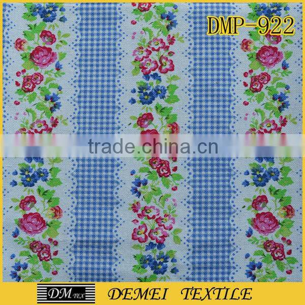 woven pretty fashion small flower print fabric