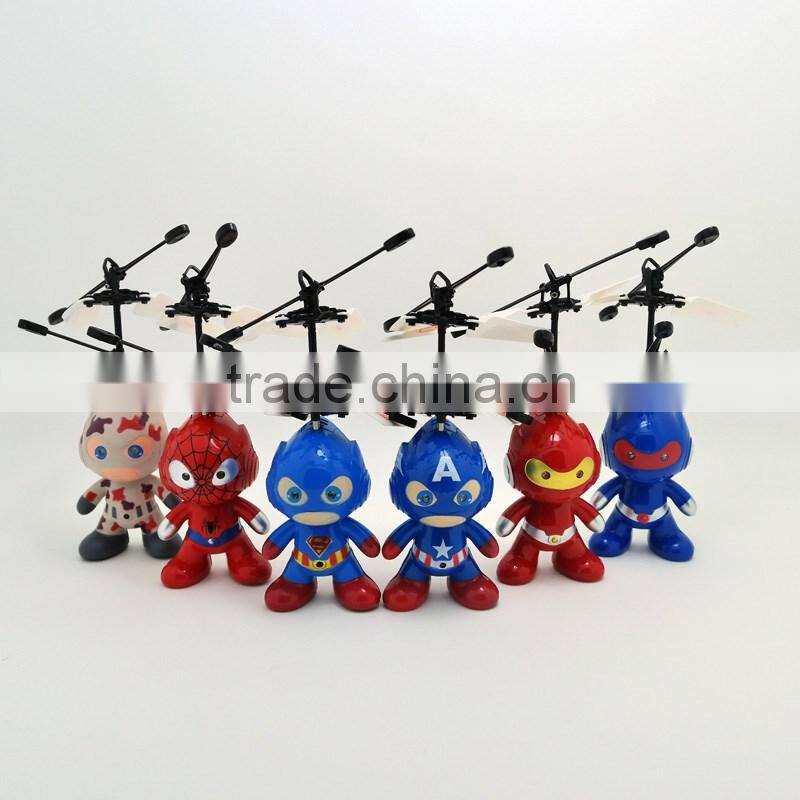 HY-830 Best Gift for kids Huiying Newest Flying LED spaceman flying helcopter toy for kids