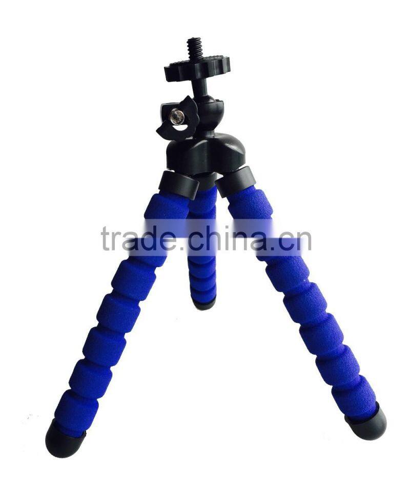 Universal Light Weight Sponge Table Tripod With DSLR And Phone
