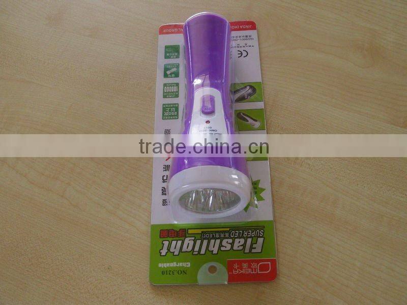 Rechargeable Led flash light /LED torch OMK 3210