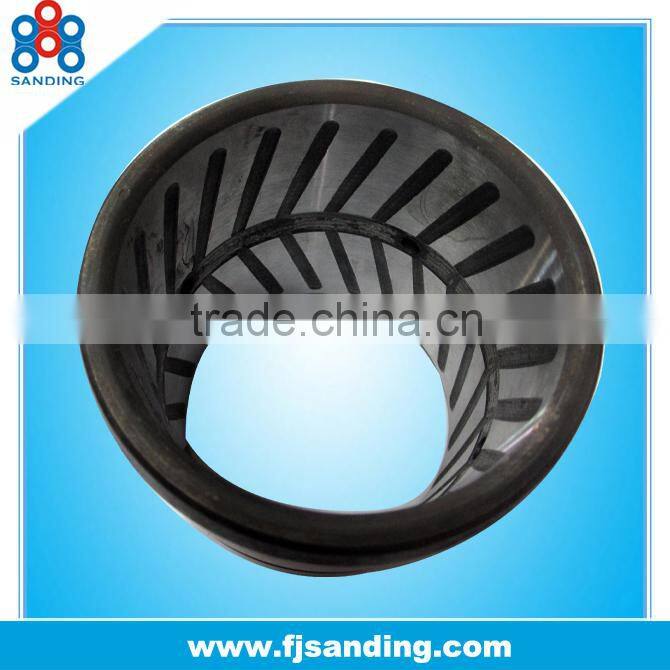 Hardness 55- 62 stainless steel female threaded bushing peek