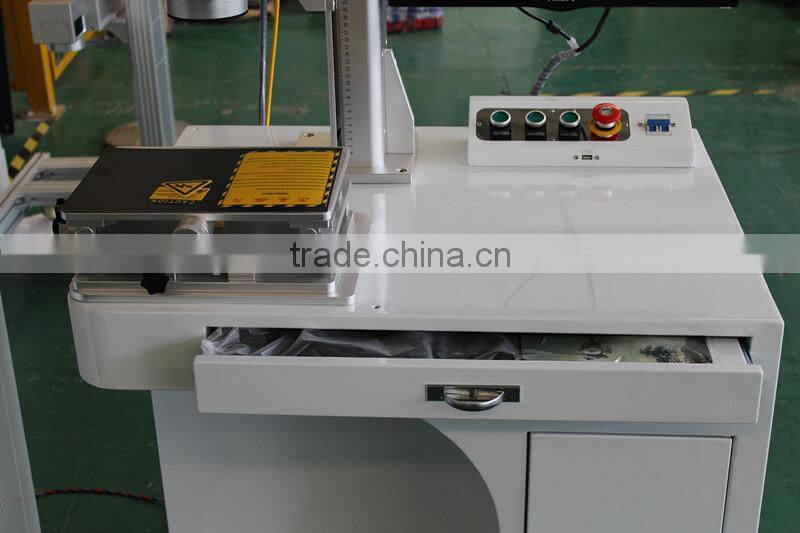 Metal/steel/gold/silver/logo/PCB/keyboard fiber laser marking machine price / portable laser marker