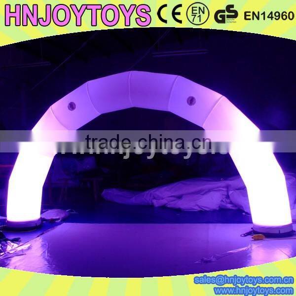 party inflatable shine door with various colors