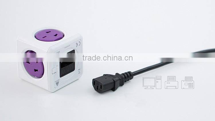 PowerCube Extended with EU plug & Socket