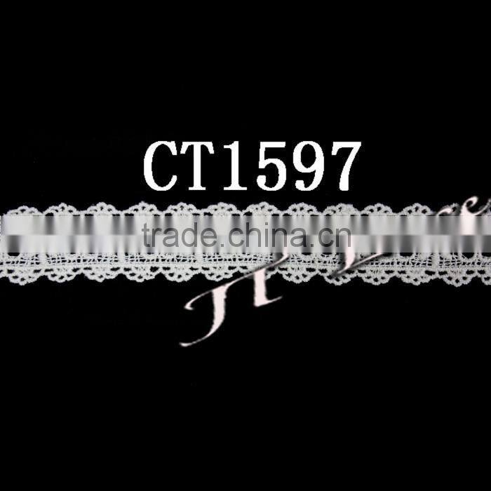 cheap design trim lace& cotton lace trim yard CT1596
