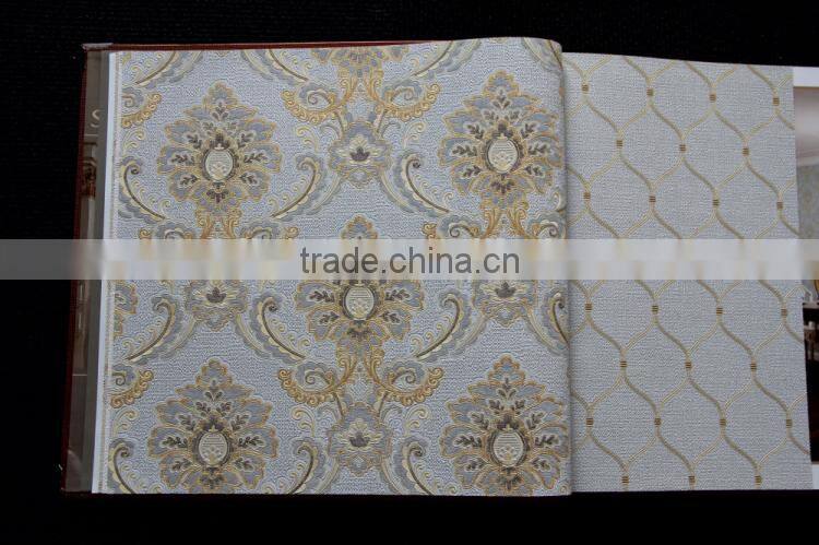 2014 new Italian design pvc deep embossed Mona Lisa K58101 Italian style waterproof sounproof