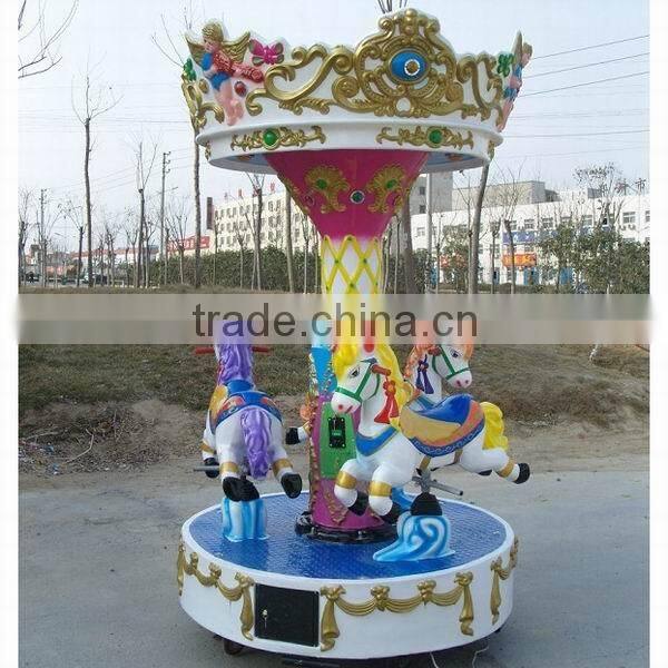 Hot Sale Amusement Park Rides Fairground Games Mini Carousel Horse Toy for Children