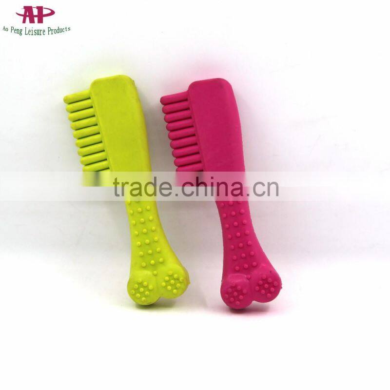 Dog Soft Rubber Toy Dog Teeth Dental Toy