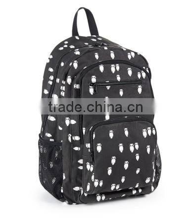 Roses Printed lady Canvas custom Backpack bag