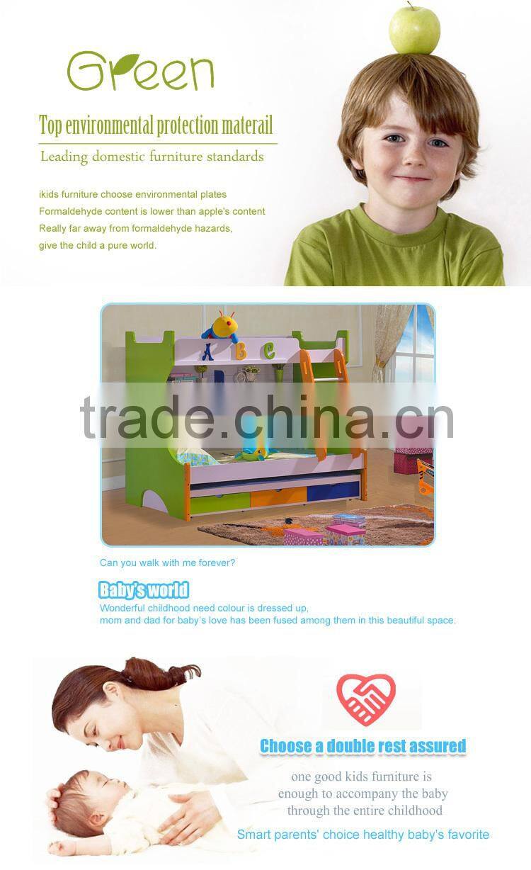 Twin Bunk beds frame double Futon bunk bed 805