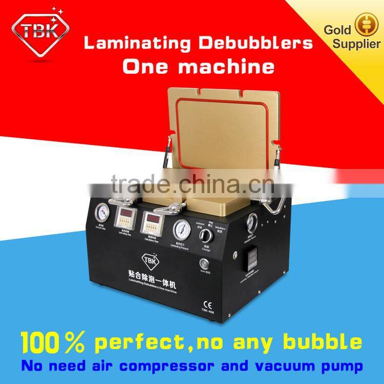 Hot sell TBK all-in-one vacuum oca lamination machine Max 12inch screen
