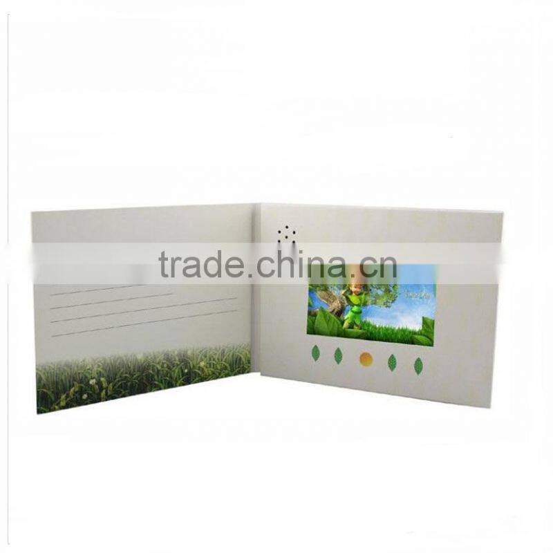 1.8-7" LCD video greeting card