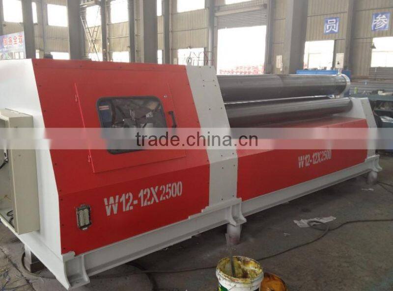 W12 series rolling machines with four rollers,plate bending rolls, Lapping machines