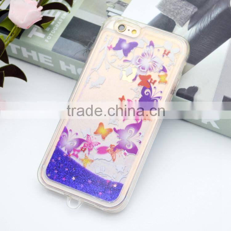 2016 hot selling liquid clear tpu case for iPhone6