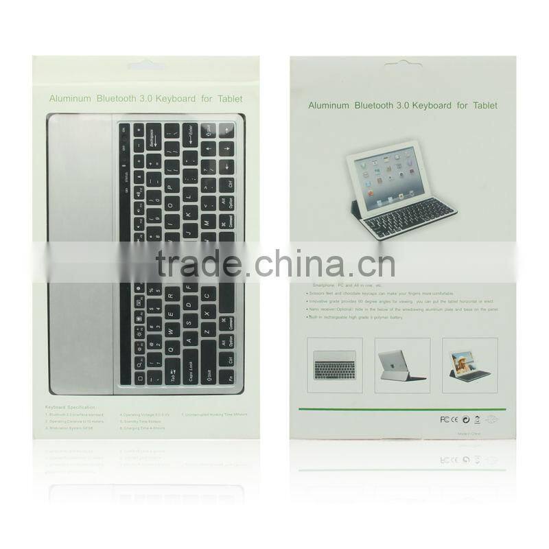 Gtide new design wireless bluetooth keyboard with foldable stand for tablet