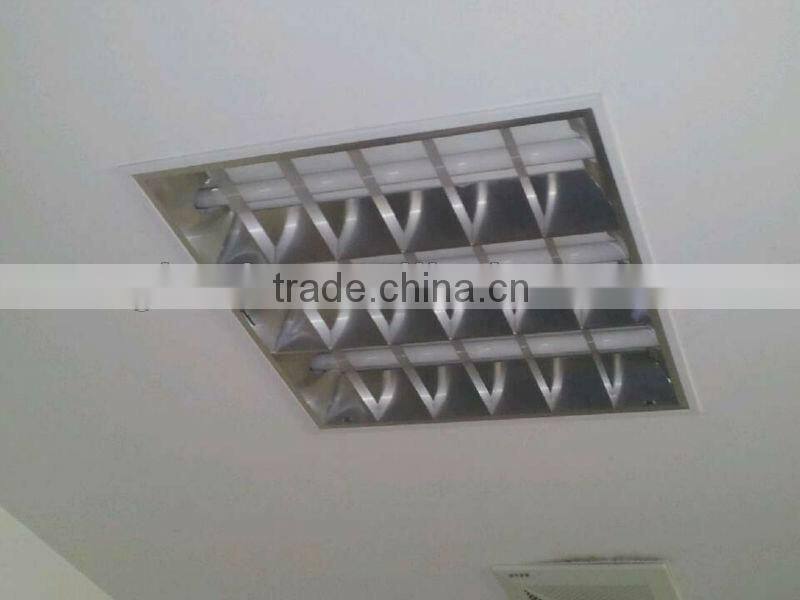 60*60cm t8 fluorescent grille ceiling light fixture