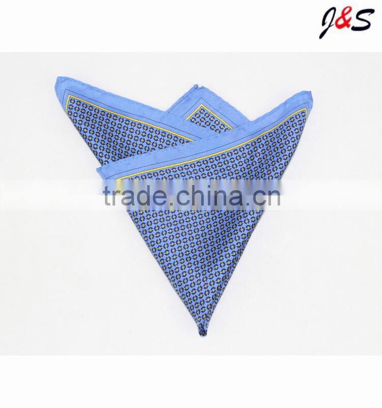 2016 for men custom 100% silk embroidered handkerchief, flower design handkerchief drawing handkerchief, WPF197A