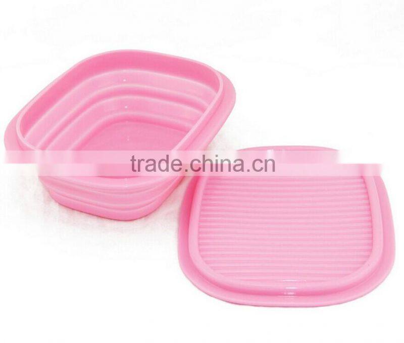 Silicone Collapsible Lunch box food container foldable bowl