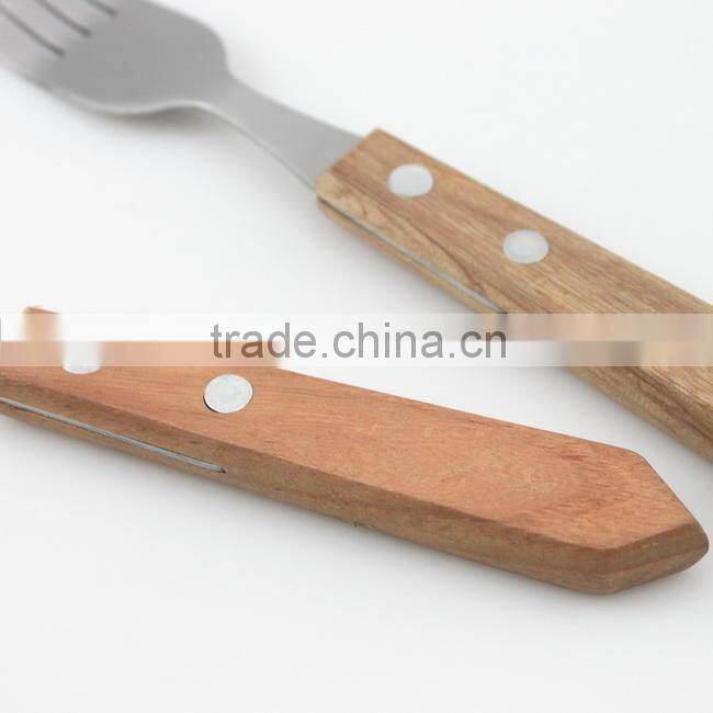 Carving wooden spoons