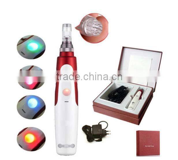 Electric Derma Roller Rechargeable Microneedle Therapy / Auto microneedle electric derma roller