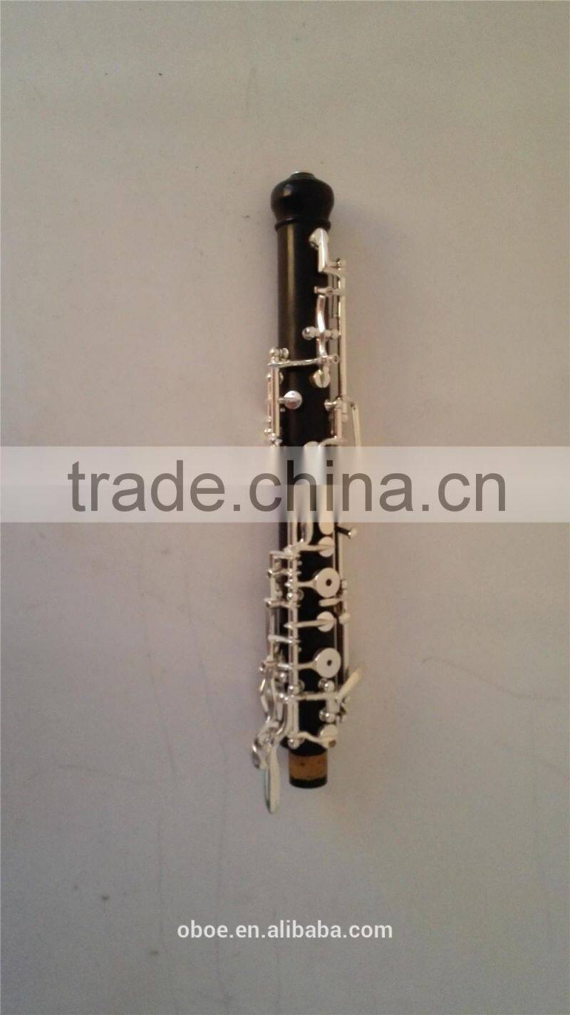 Professional Semi Automatic Smooth polished bakelite body silver plated keys Oboe--701S