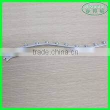 Chrome plating wire waterfall hook for slotted upright