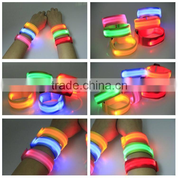 Sport bracelet wrist band Nylon fashion LED