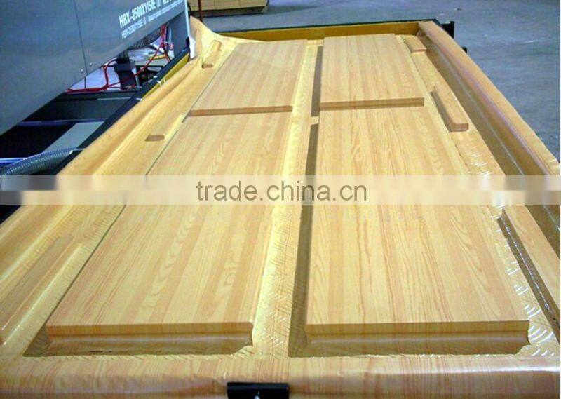 High quality 0.3mm 3D Structure PVC Wood Grain Decorative menbrane for Vacuum Membrane Press