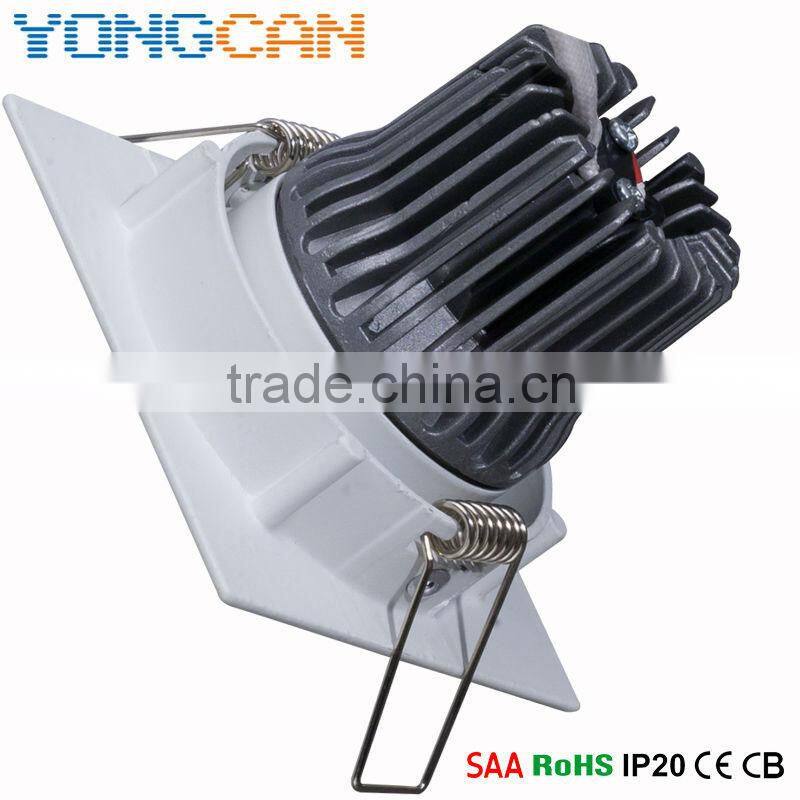 LED COB zine alloy downlight Ceiling light 5w & 7 w YC-C14-63C5