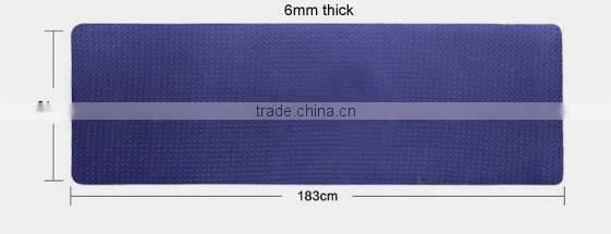 High Quality ECO-Friendly 6mm TPE Yoga Mat Indoor Fitness Equipments 2 Colors Yoga Mat