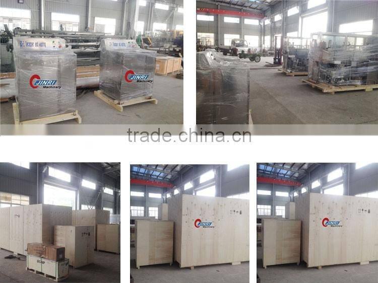 300BPH 5 gallon bottle mineral water full-auto Intenal and External brush washing 2 in 1 machine