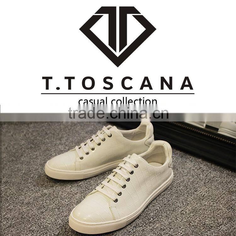 T.TOSCANA 2016 fashion black sneaker casual shoes for men have stock