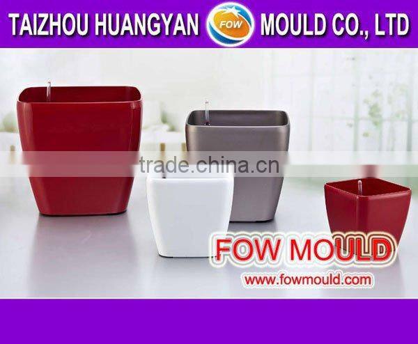 Square plastic flower pot mold/mould