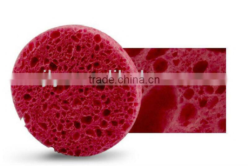 2014 Flower Shaped Yellow Facial Sponge