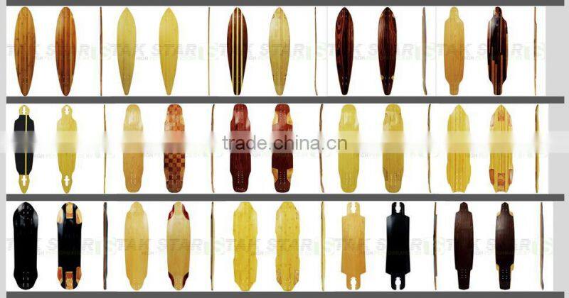 wholesale blank drop down maple longboard decks twin tip with kicktail longboard decks