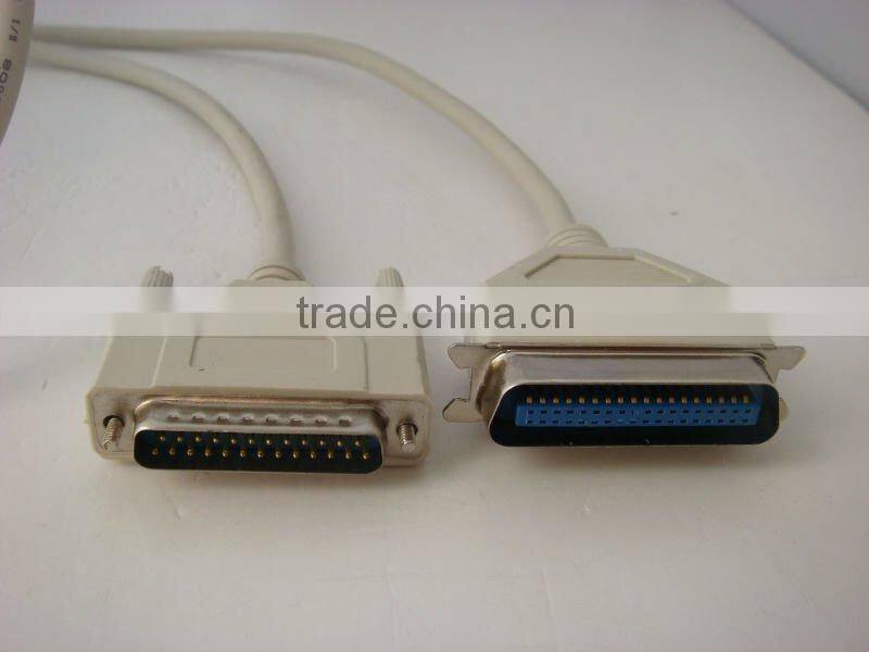 hot selling 25Pin to 18Pin durable VGA cable with beige color