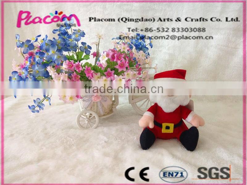 2016 Fashion cute plush toy Chirstmas Santa Claus stuffed toy