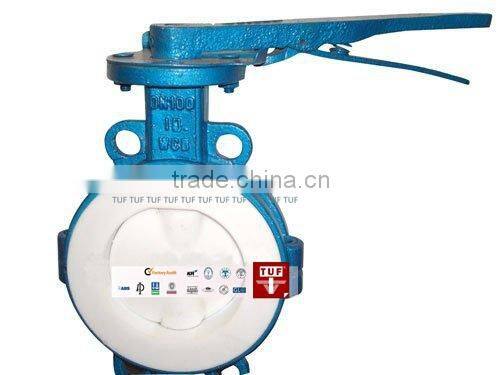 Polytetrafluoroethylene Lining Butterfly Valve(PTFE Lining Butterfly Valve)